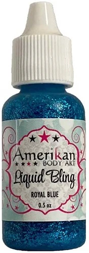 Amerikan Body Art Liquid Bling Royal Blue
