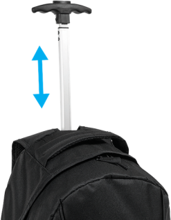 Sibel Rugzak Backpack Met Trolley -Glitter Winkel backpack rugzak trolley 1