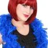 Party Xplosion Boa Blauw -Glitter Winkel boa blauw