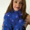 Party Xplosion Boa Blauw Met Led Verlichting