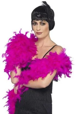 Smiffy's Boa Fuchsia Deluxe 80 Gram