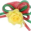 Party Xplosion Broche Bloem Rood Geel Groen