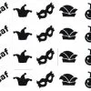 Schmink Specialist Carnaval Glittertattoo Sjablonenset -Glitter Winkel carnaval glittertattoo sjablonenset 1