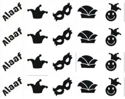 Schmink Specialist Carnaval Glittertattoo Sjablonenset