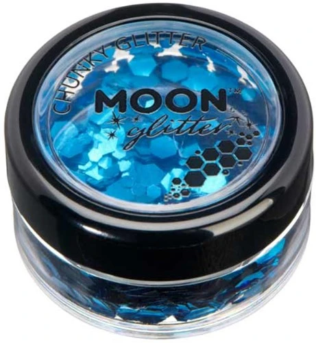 Moon Creations Chunky Glitter Classic Blauw 3 Moon Creations Chunky Glitter Classic Blauw