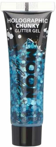 Moon Creations Chunky Glitter Gel Holographic Blauw