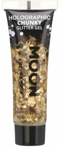 Moon Creations Chunky Glitter Gel Holographic Goud