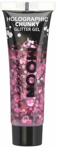 Moon Creations Chunky Glitter Gel Holographic Roze