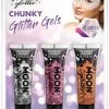 Moon Creations Chunky Glitter Gels Zilver Roze Oranjerood 2 Moon Creations Chunky Glitter Gels Zilver Roze Oranjerood -Glitter Winkel chunky glitter gels zilver roze oranjerood