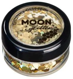 Moon Creations Chunky Glitter Holographic Goud