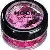 Moon Creations Chunky Glitter Holographic Roze -Glitter Winkel chunky glitter holographic roze
