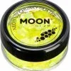 Moon Creations Chunky Glitter Neon UV Geel 1 Moon Creations Chunky Glitter Neon UV Geel -Glitter Winkel chunky glitter neon uv geel