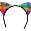 Party Xplosion Diadeem Oortjes Glitter Multicolour