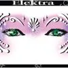 ShowOffs Body Art Elektra Masker Schmink Sjabloon