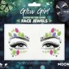 Moon Creations Face Jewels Glow In The Dark Glow Girl -Glitter Winkel face jewels glow in the dark glow girl