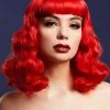 Fever Bettie Pruik Met Korte Ponny Rood 1 Fever Bettie Pruik Met Korte Ponny Rood -Glitter Winkel fever bettie pruik met korte ponny rood
