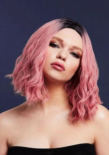 Fever Cara Pruik Two Toned Blend As Roze 3 Fever Cara Pruik Two Toned Blend As Roze