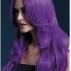 Fever Khloe Pruik Neon Paars -Glitter Winkel fever khloe pruik neon paars