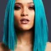 Fever Kylie Pruik Two Toned Blend Teal 1 Fever Kylie Pruik Two Toned Blend Teal -Glitter Winkel fever kylie pruik two toned blend teal