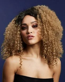 Fever Lizzo Pruik Caramel