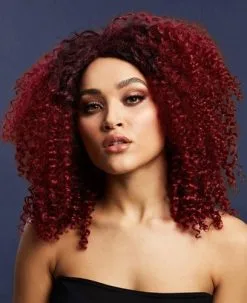 Fever Lizzo Pruik Plum