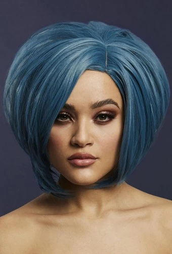 Fever Savanna Pruik True Blend Petrol Blauw 3 Fever Savanna Pruik True Blend Petrol Blauw