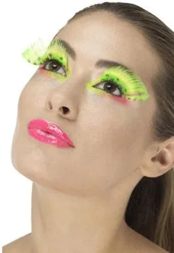 Fever Wimpers Neon Groen Met Stippen