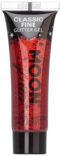 Moon Creations Fine Glitter Gel Classic Rood