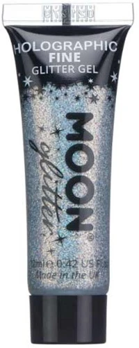 Moon Creations Fine Glitter Gels Holographic Zilver