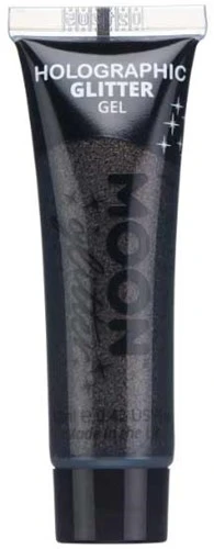 Moon Creations Fine Glitter Gels Holographic Zwart