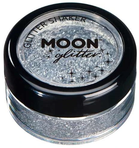 Moon Creations Fine Glitter Shaker Classic Zilver 3 Moon Creations Fine Glitter Shaker Classic Zilver