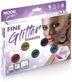 Moon Creations Fine Glitter Shakers Classic Voordeelset