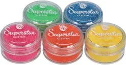 Superstar Fluorescent Glitter Tattoo Glitter Set 7 Superstar Fluorescent Glitter Tattoo Glitter Set -Glitter Winkel fluorescent glitter tattoo glitter set 3