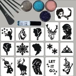 Schmink Specialist Frozen Glittertattoo Set