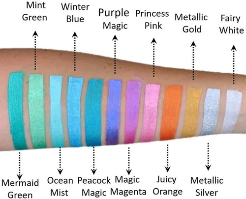 FUSION BODY ART Fusion Schmink Pearl Magenta Dreams 25 Gram 4 FUSION BODY ART Fusion Schmink Pearl Magenta Dreams 25 Gram - Afbeelding 2