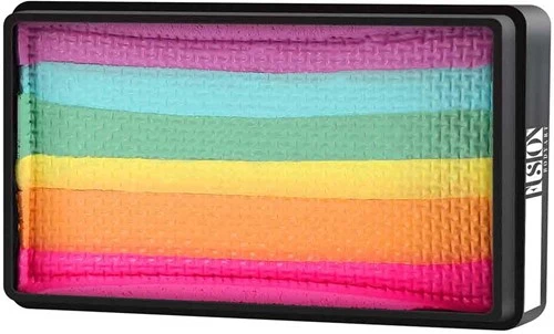 FUSION BODY ART Fusion Splitcake Schmink Lodie Up Pastel Rainbow 30 Gram 3 FUSION BODY ART Fusion Splitcake Schmink Lodie Up Pastel Rainbow 30 Gram