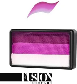 FUSION BODY ART Fusion Splitcake Schmink Rose Princess 30 Gram -Glitter Winkel fusion splitcake schmink rose princess 30 gram 2