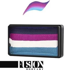 FUSION BODY ART Fusion Splitcake Schmink Wild Berry 30 Gram 6 FUSION BODY ART Fusion Splitcake Schmink Wild Berry 30 Gram -Glitter Winkel fusion splitcake schmink wild berry 30 gram 2