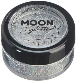 Moon Creations Glitter Shaker Holographic Zilver
