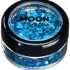 Moon Creations Glitter Shapes Holographic Blauw -Glitter Winkel glitter shapes holographic blauw