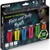 Moon Creations Glow In The Dark Face En Body Paint Voordeelpakket -Glitter Winkel glow in the dark face en body paint voordeelpakket