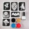 Grimas Glittertattoo Set Hero -Glitter Winkel grimas glittertattoo set hero