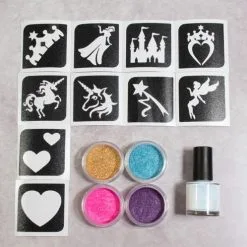 Grimas Glittertattoo Set Princess