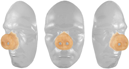 Grimas Latex Varkenssnuit 4 Grimas Latex Varkenssnuit - Afbeelding 2