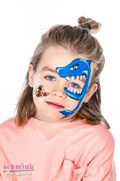 Grimas Water Make-up Pure 301 Donkerblauw -Glitter Winkel grimas water make up pure 301 donkerblauw 2