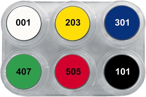 Grimas Water Make-up Pure A6 Palet 4 Grimas Water Make-up Pure A6 Palet - Afbeelding 2