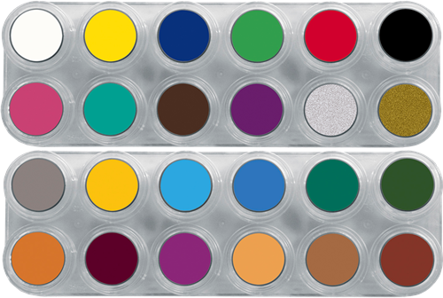 Grimas Water Make-up Pure Palet 3 Grimas Water Make-up Pure Palet