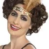 Smiffy's Haarband Flapper Charleston Goud -Glitter Winkel haarband flapper charleston goud