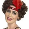 Smiffy's Haarband Flapper Charleston Rood 2 Smiffy's Haarband Flapper Charleston Rood -Glitter Winkel haarband flapper charleston rood