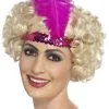 Smiffy's Haarband Flapper Charleston Roze -Glitter Winkel haarband flapper charleston roze
